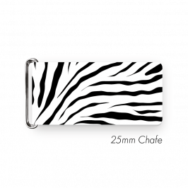 Chafe, 1" (25mm) with PVC SS Loop Printed Zebra