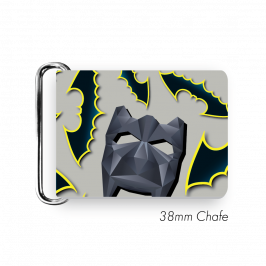 Chafe, 1.5" (38mm) with PVC SS Loop Printed The Masked Hero