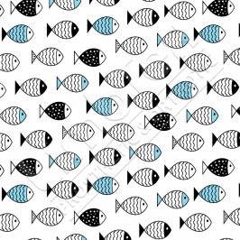 Transfer Paper, Baby Fish Blue, 0.8x10m Roll