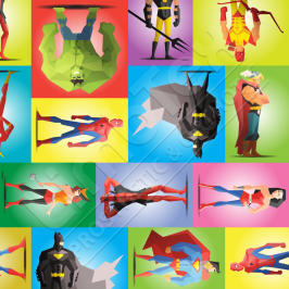 Transfer Paper, Superheroes Collection, 0.8x10m Roll