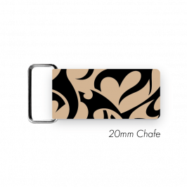 Chafe, 3/4" (20mm)  with PVC SS Loop Printed Tattoo Tribal Skin