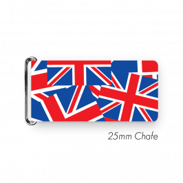 Chafe, 1" (25mm) with PVC SS Loop Printed Union Jack