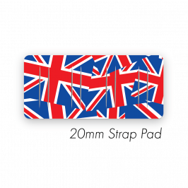 Pad S to fit 20mm Strap Printed Union Jack