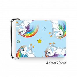 Chafe, 1.5" (38mm) with PVC SS Loop Printed Unicorn