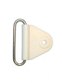 Chafe, 2" (50mm) White Plastic with SS Loop x1
