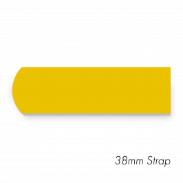 Strap, 1.5" x 20" (38 x 500mm) Yellow PVC x1