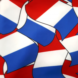 Stretch Fabric French Flag Tube 20cm x 1.4 m